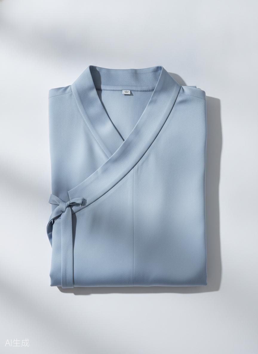 Haze Blue Cross-Collar